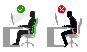 Proper posture to remain pain-free at the desk