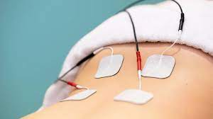 TENS machine being used for low back pain